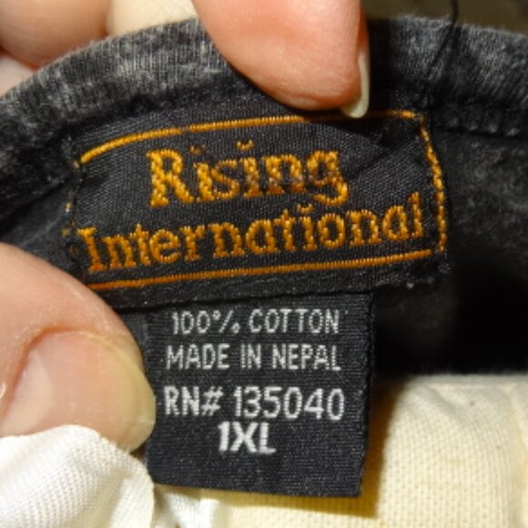 Rising International Colorful Long Sleeve Tunic w/Decorative Floral Work - Picture 5 of 6